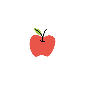 赤いりんごの無料イラストのアイキャッチ用画像