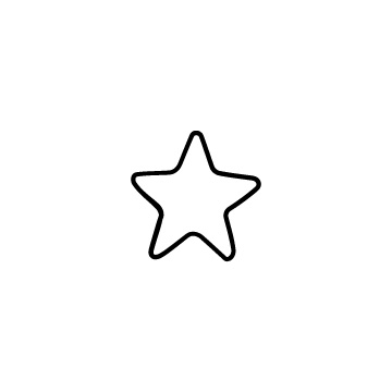 シンプルな星のフリーアイコンのアイキャッチ用画像