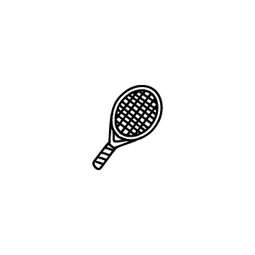 テニスラケットのアイコンのアイキャッチ用画像