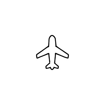 飛行機のアイコンのアイキャッチ用画像