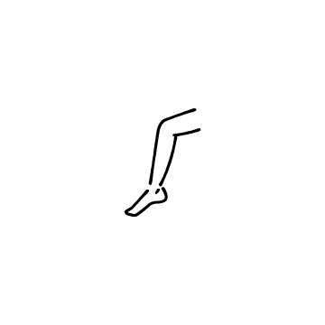 女性の足のアイコン