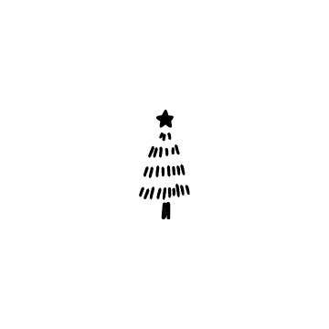 クリスマスツリーのアイコンのアイキャッチ用画像