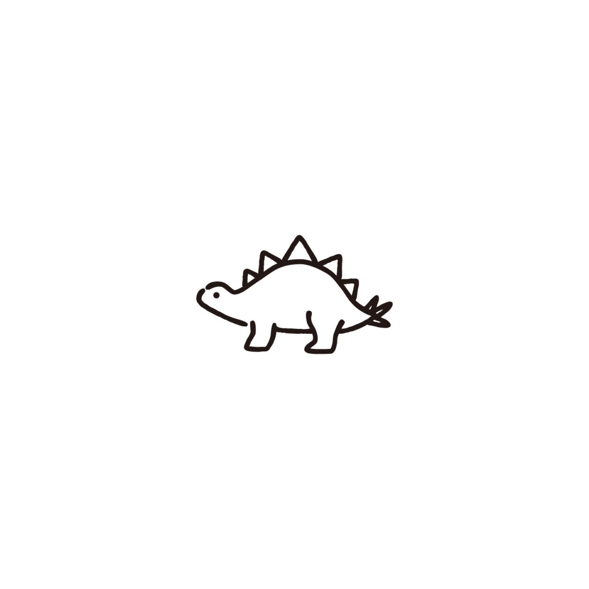 恐竜（ステゴサウルス）のアイコン