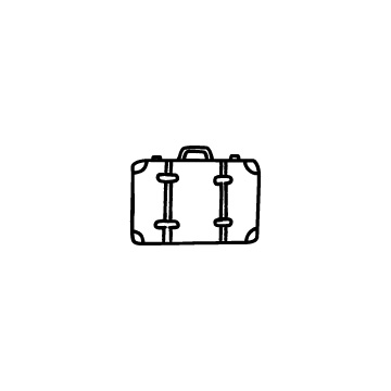 旅行かばんのアイコンのアイキャッチ用画像
