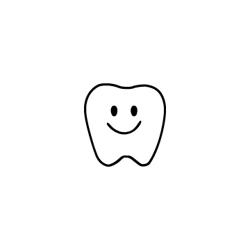 笑顔の歯のアイコンのアイキャッチ用画像